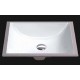  CUS1813- Rectangular Undermount Porcelain Vanity 