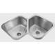 AG1616 - Gemini Corner Butterfly Double Sink
