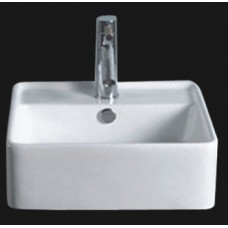 CAS1919 Ceramic Above Counter Square Vessel Sink