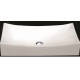 CAS2515 Ceramic Above Counter Square Vessel Sink