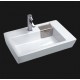 CAS2618 Ceramic Above Counter Square Vessel Sink
