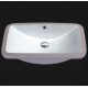 CUS1812 - Square Line Undermount Porcelain Sink