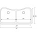 Gemini Small Reverse Butterfly Double Sink - GE607