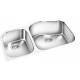 GEMINI GE601R Undermount Double Kitchen Sink