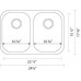 KM7272 - Gemini Smallest Double Kitchen Sink