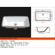  CUS1911(1629) - Rectangular Undermount Porcelain Vanity 