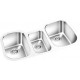GEMINI KM721472 Triple Bowl Kitchen Sink