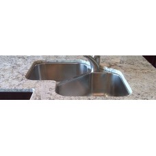 AG1616H - Gemini Corner Butterfly Double Sink